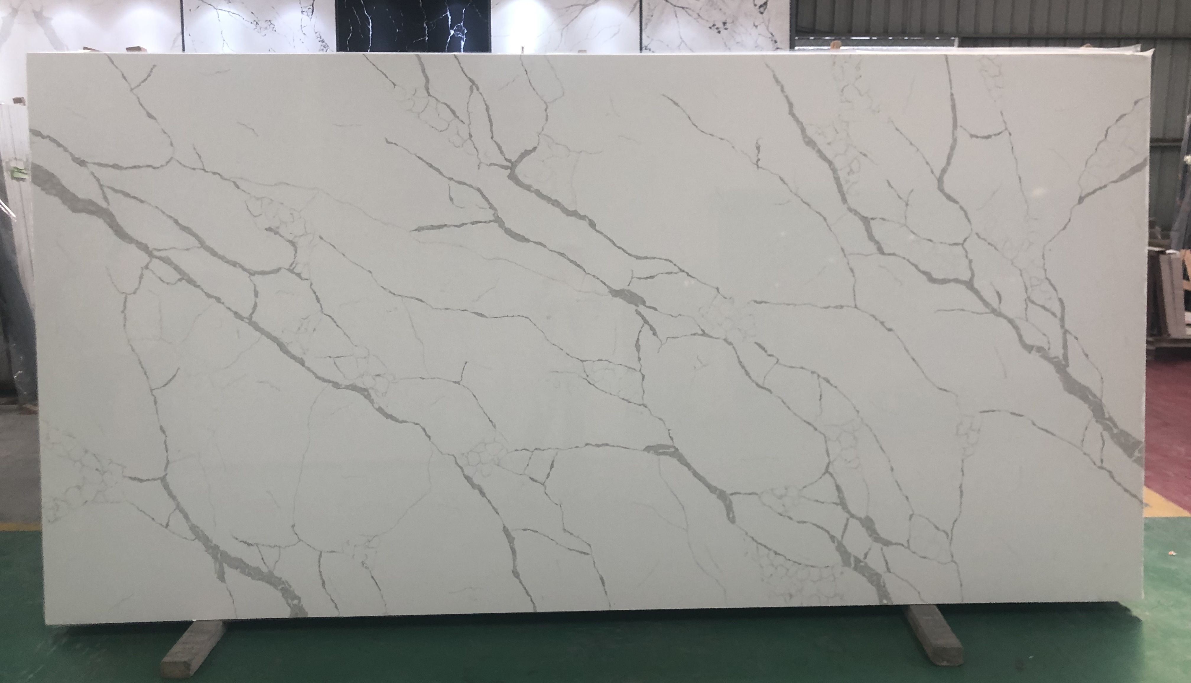 Calacatta NeoLaza Bookmatch 3cm Quartz Quartz, Builder Stone Global, Norcross GA