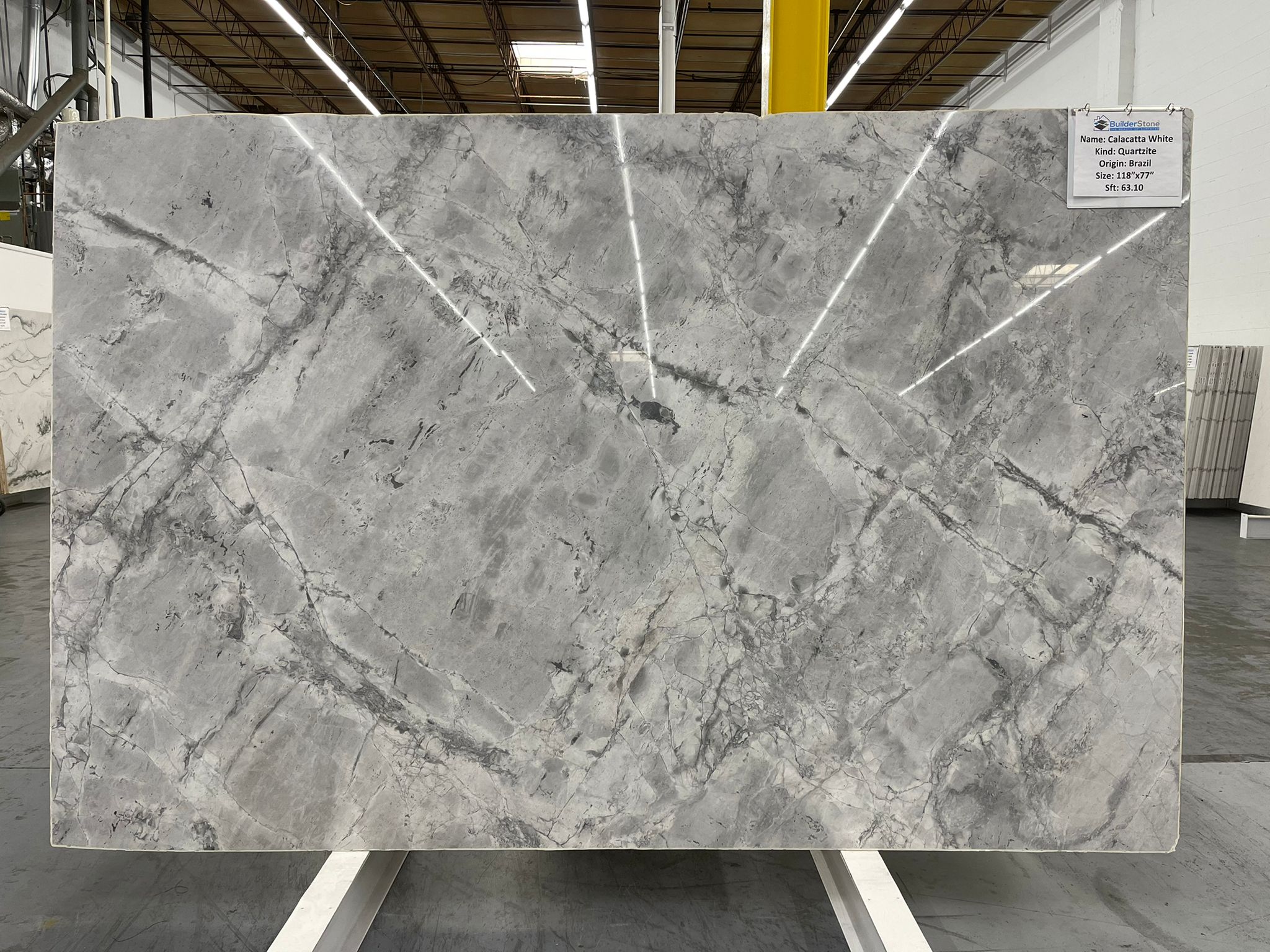 Super White 3cm Quartzite Quartzite, Builder Stone Global, Norcross GA