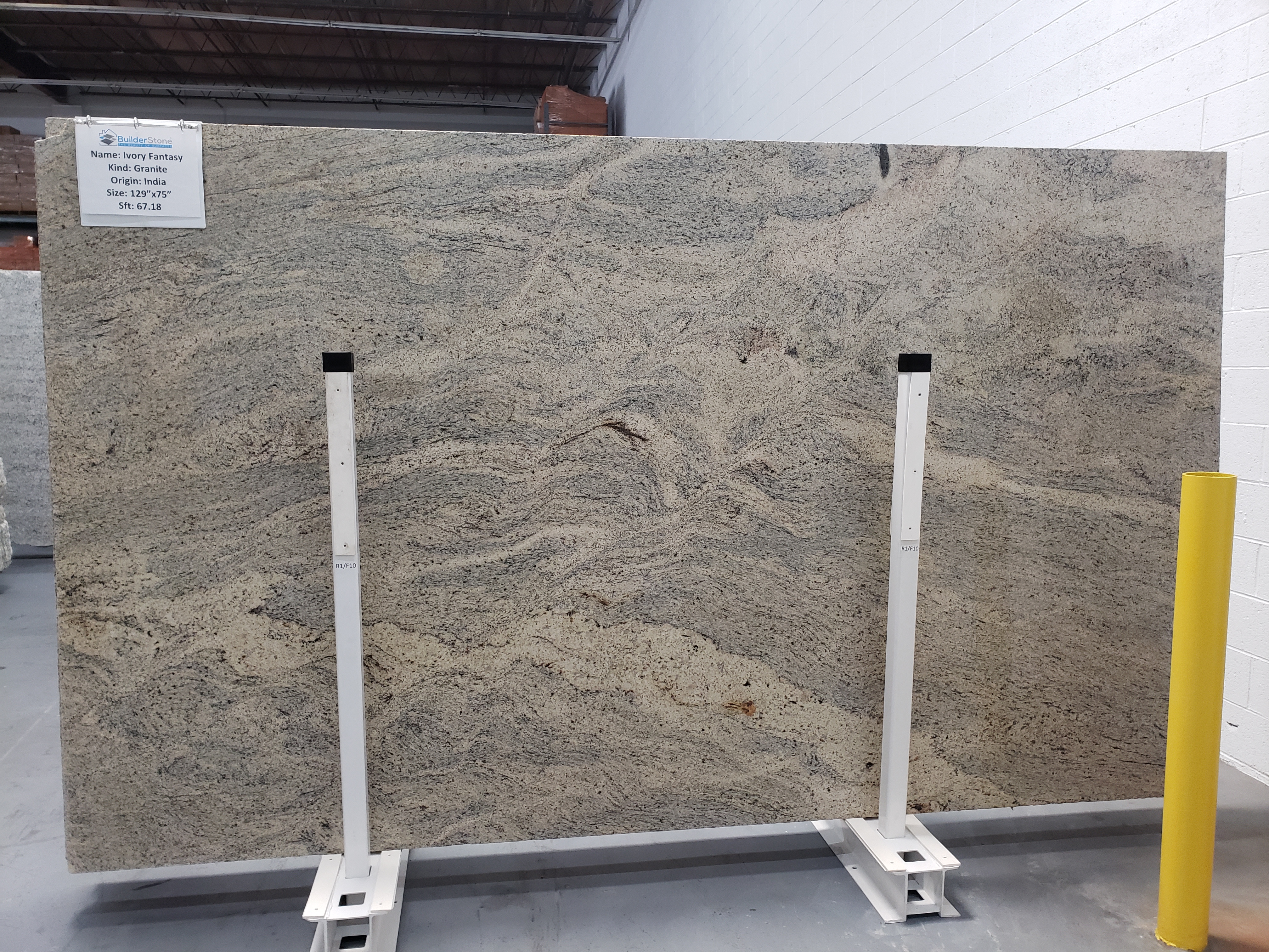 Ivory Fantasy 3cm Granite Granite, Builder Stone Global, Norcross GA