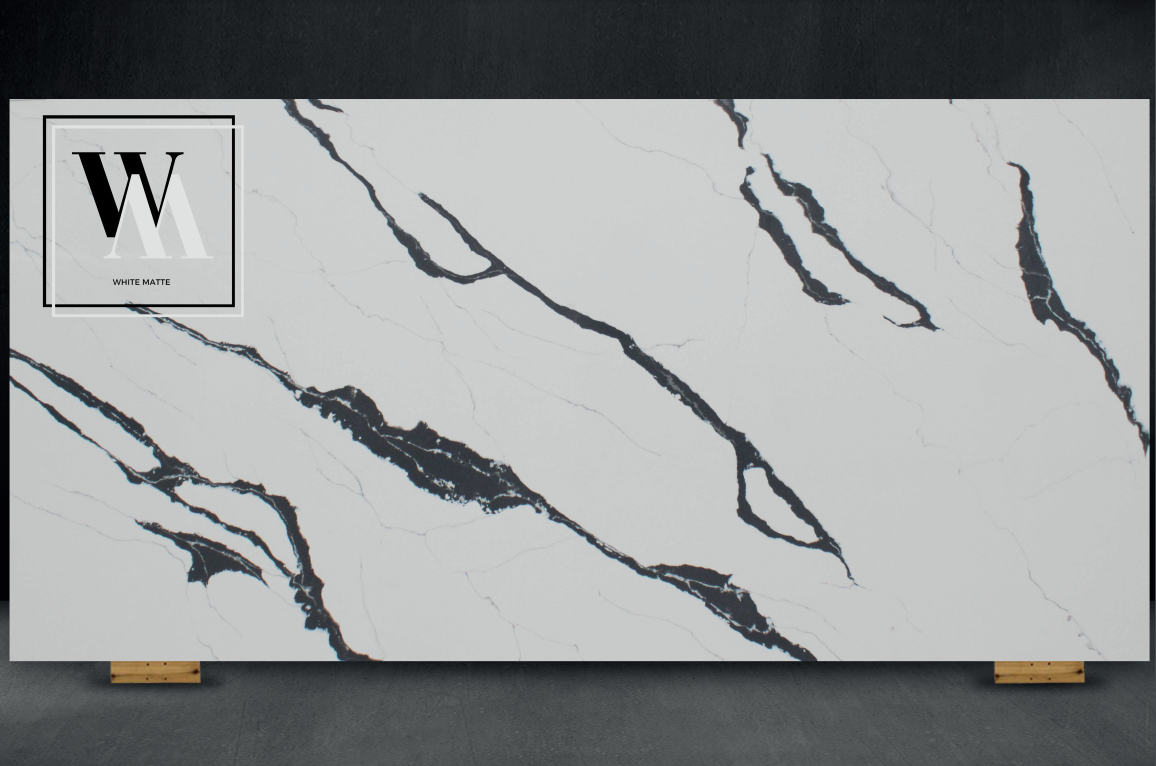Calacatta Borghini Black 3cm Quartz Quartz, Builder Stone Global, Norcross GA