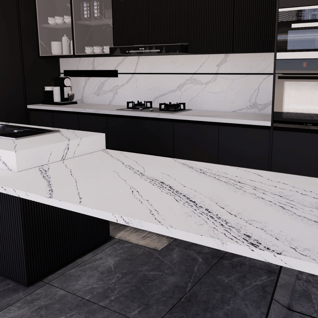 Golden Way 2cm Quartz, Builder Stone Global, Norcross GA