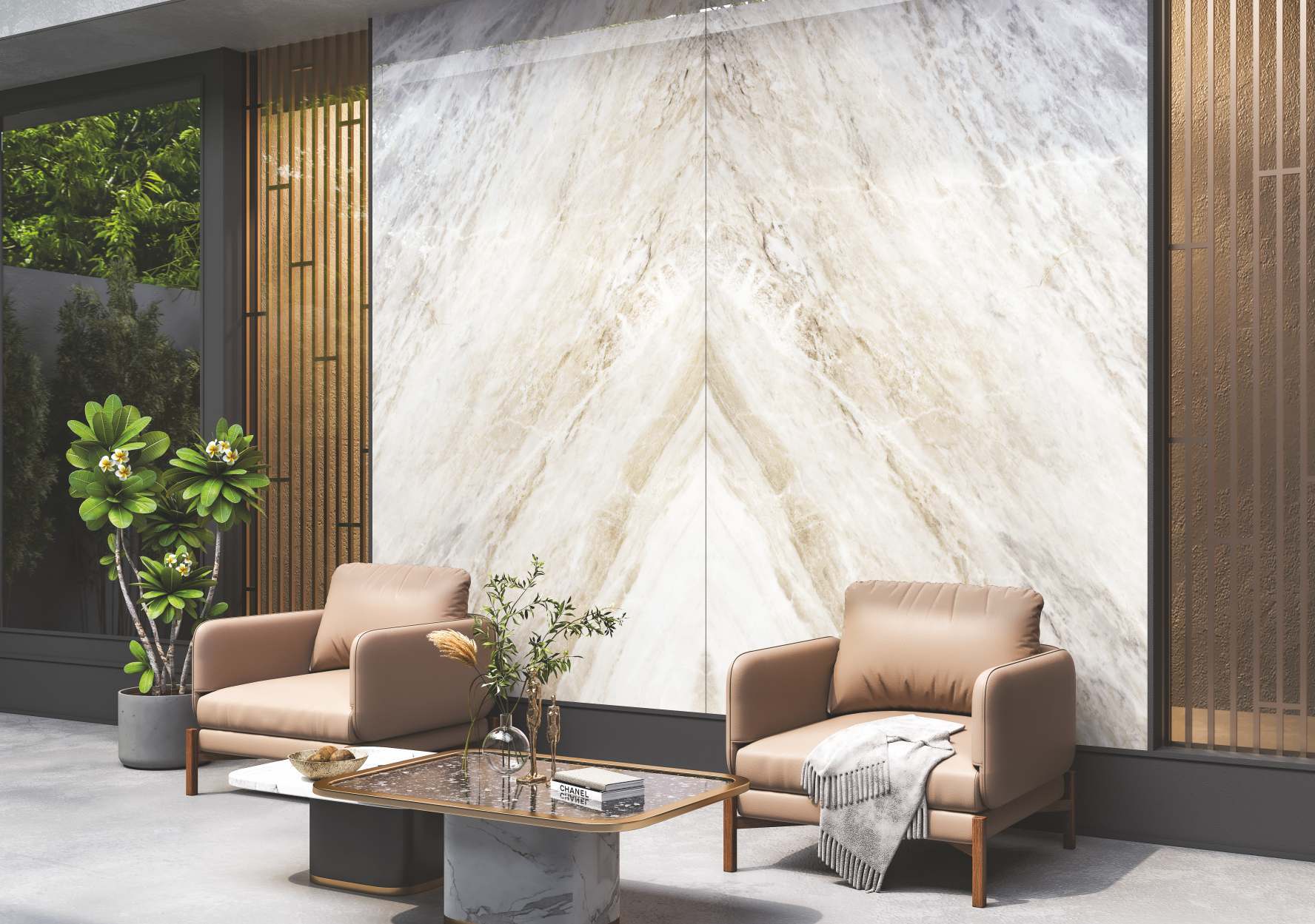 MICHEL SATEEN BOOKMATCH- 2 CM A Porcelain, Builder Stone Global, Norcross GA